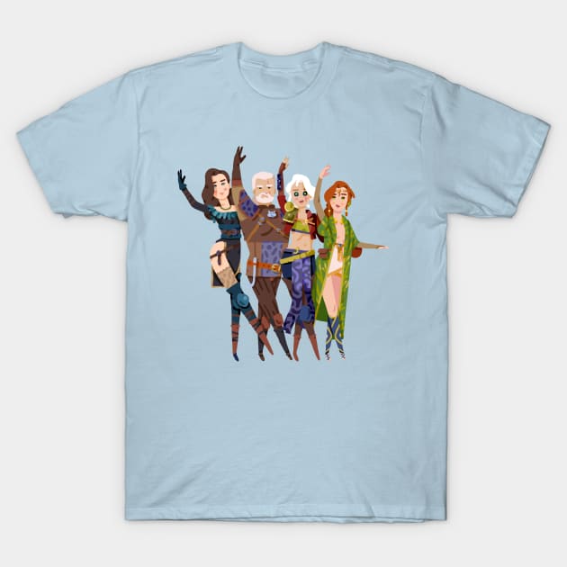 Witcher 3 - The Cute Hunt T-Shirt by juhaszmark